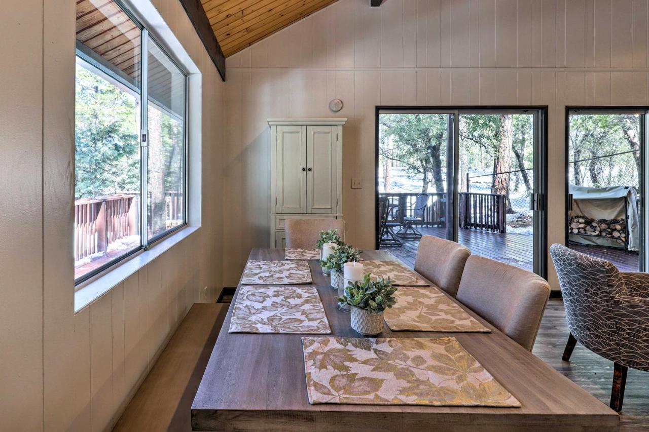 Rustic-Chic Prescott Cabin With Deck In Wooded Area! ภายนอก รูปภาพ